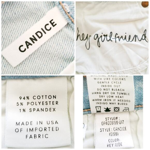 GRLFRND The Candice distressed super skinny mid rise jeans in Hey Jude Sz 28 NEW - Picture 9 of 10